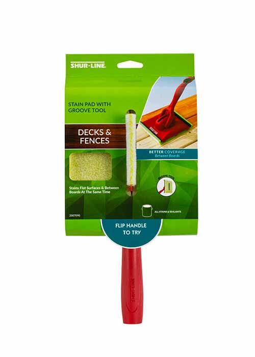 Shur-Line Deck Stain Pad with Groove Tool - Colorbank