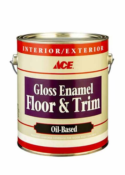 Ace Gloss Enamel Floor & Trim Gloss White Floor Paint 1 gal - Colorbank